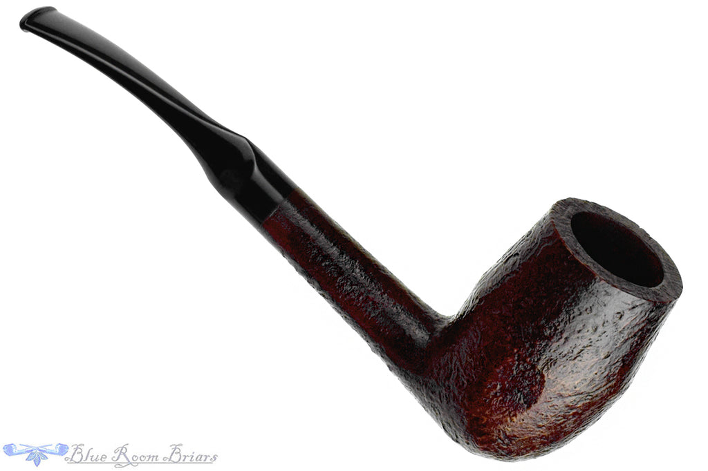Blue Room Briars is proud to present this Bari Senior 457 Bent Sandblast Rhodesian Sitter Estate Pipe