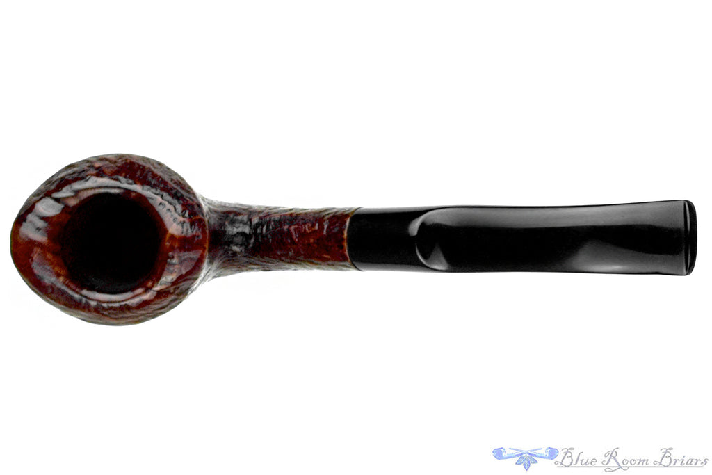 Blue Room Briars is proud to present this Royal Danish (Stanwell) 919 Partial Sandblast Bent Yachtsman Estate Pipe