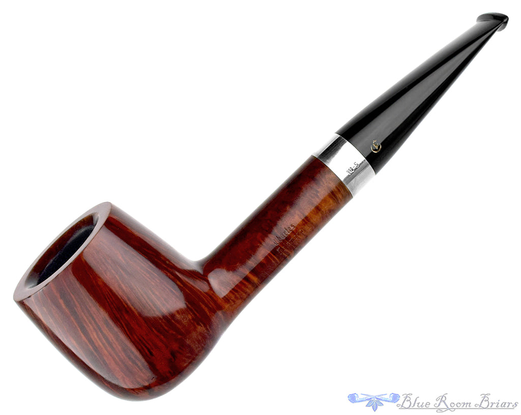 Charles Fairmorn Handmade Billiard Sitter with Silver Estate Pipe