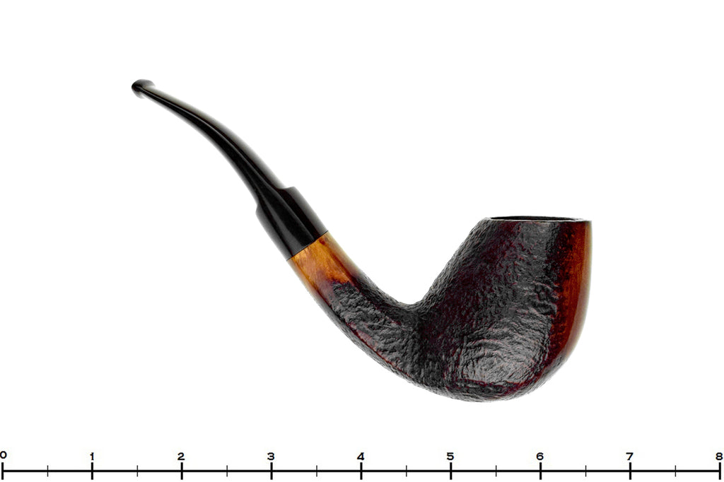 Danske Club (Stanwell) Vario 183 Partial Sandblast Bent Egg (9mm Filter) Estate Pipe