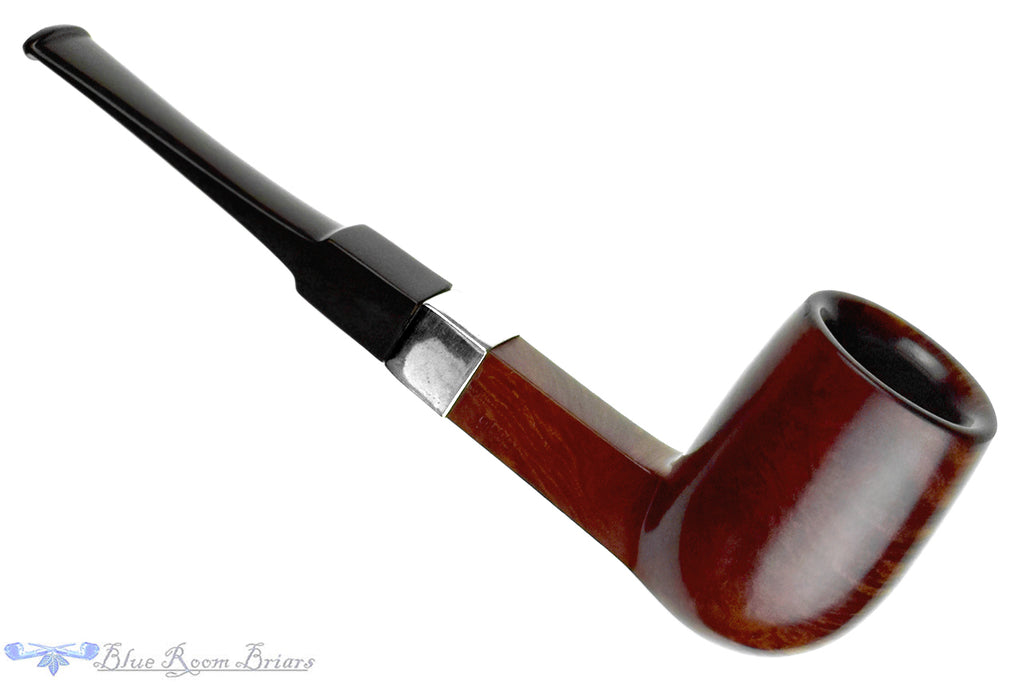 Blue Room Briars is proud to present this GBD Century 9489 (Pre-Cadogan) Square Shank Billiard Sitter with Silver Estate Pipe with Replacement Stem