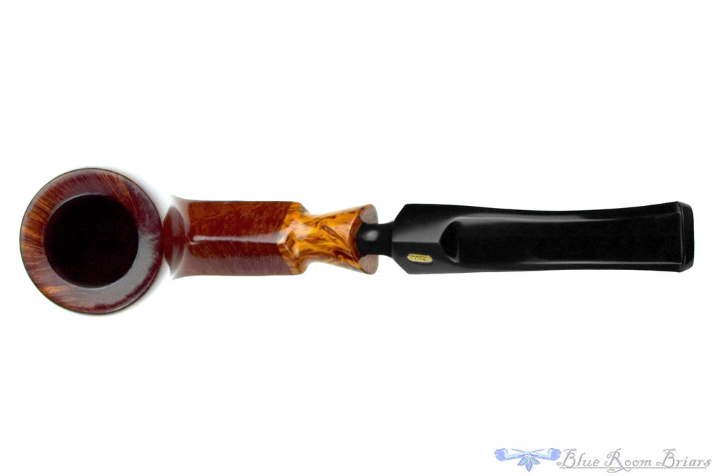 Blue Room Briar is proud to present this Jobey Unicorn 470 Spot Carved Bent Pot with Diamond Shank and Acrylic Estate Pipe with BRB Replacement Stem