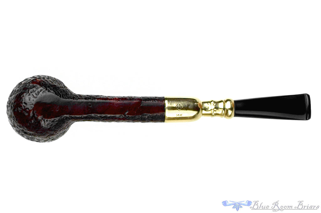 Blue Room Briars is proud to present this Dunhill Shell Briar 33 (1960s Make) Sandblast Billiard Sitter with Gold Spigot Estate Pipe