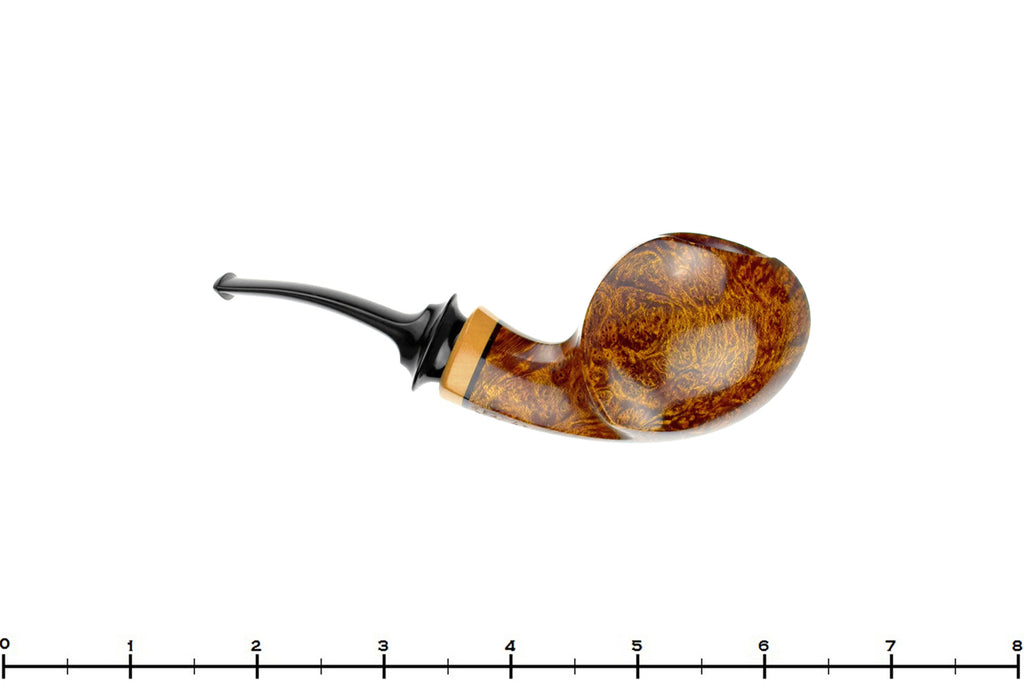 Blue Room Briars is proud to present this Sam Cui Bent High-Contrast Paneled Blowfish with Boxwood Estate Pipe