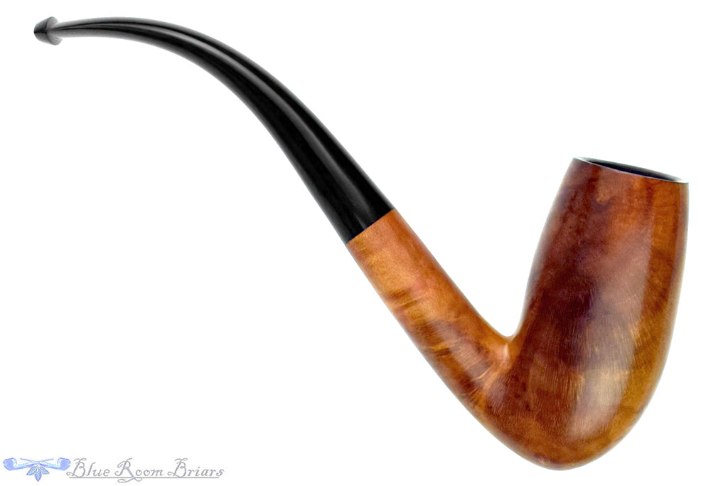 Blue Room Briar is proud to present this Ed Burak Connoisseur Tall Bent Billiard Estate Pipe with BRB Replacement Stem