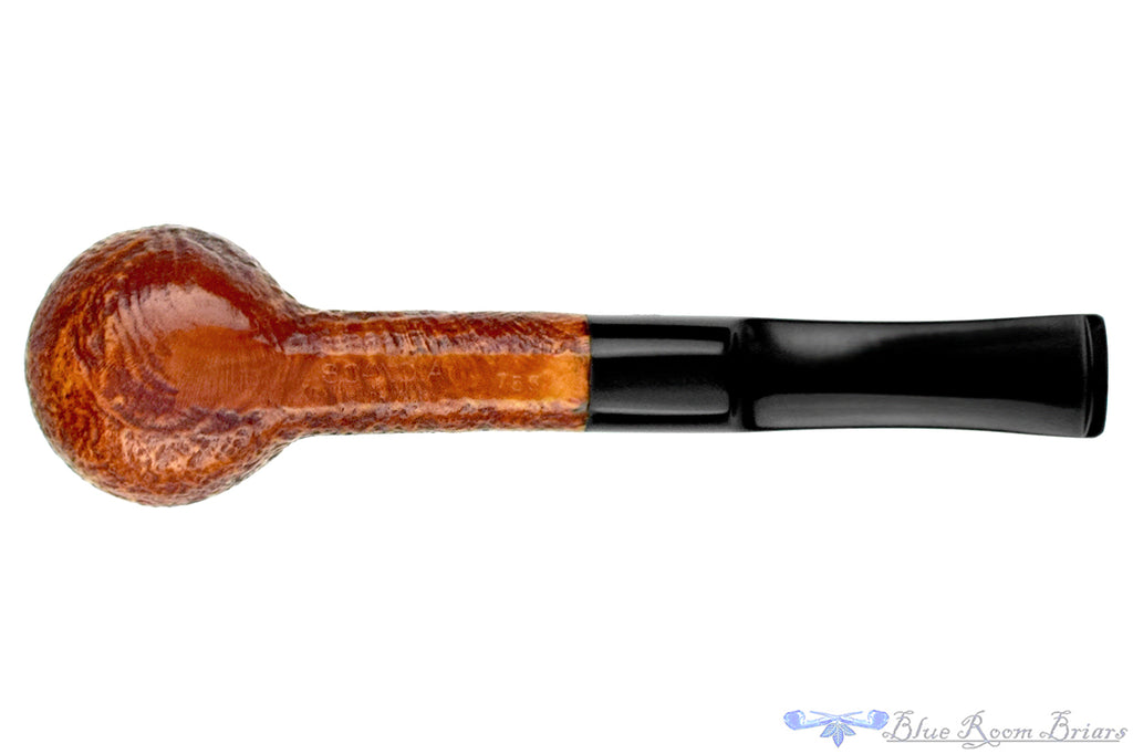 Blue Room Briars is proud to present this Scandia 753 Sandblast Billiard Sitter UNSMOKED Estate Pipe