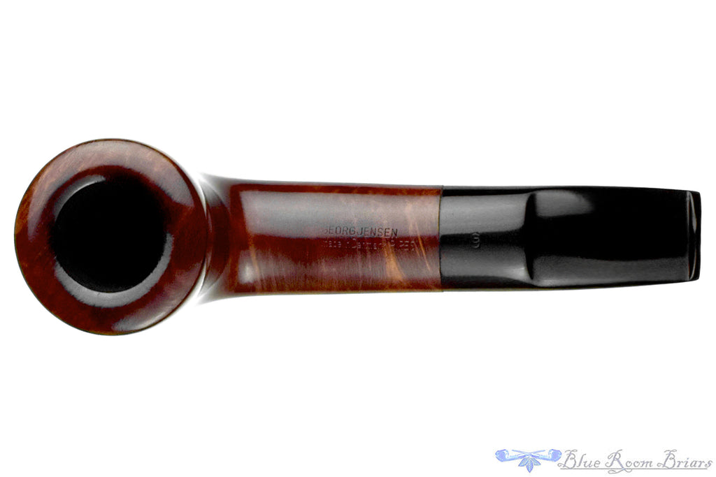 Georg Jensen Granat 44 Bent Dublin with Long Oval Shank Estate Pipe