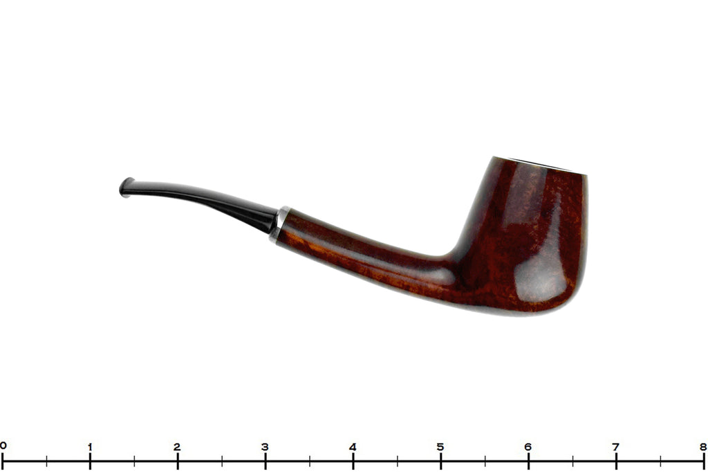 Blue Room Briars is proud to present this Erik Nørding Handmade Bent Brandy with Oval Shank and Nickel Estate Pipe