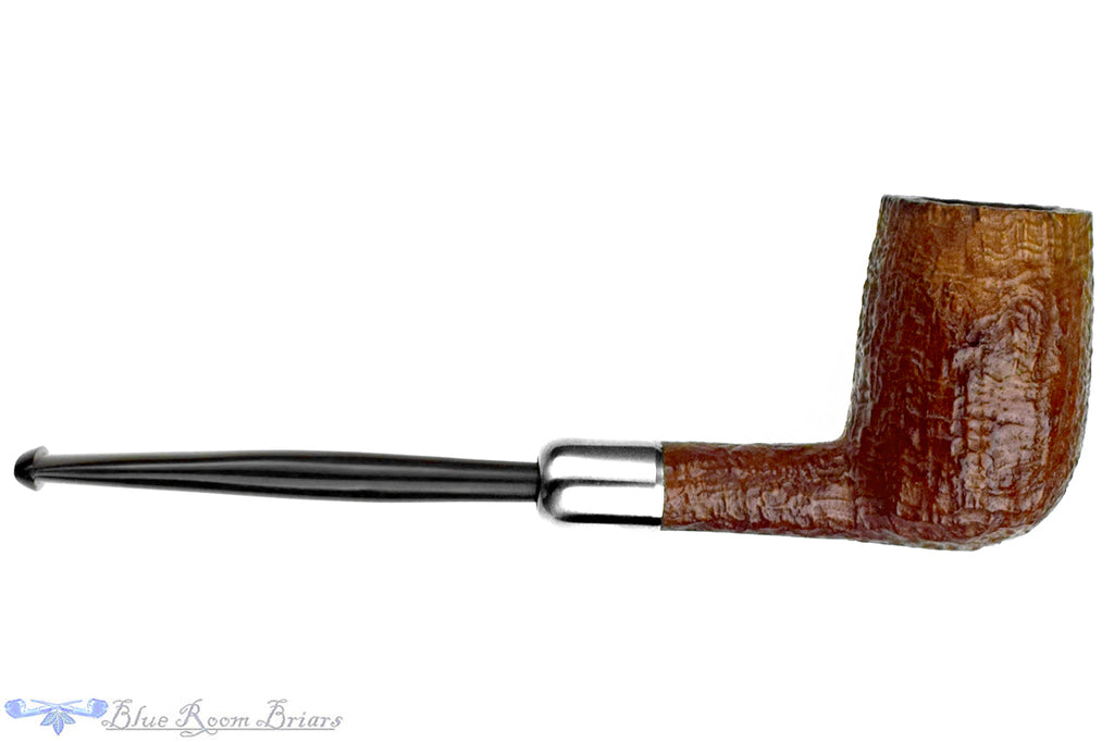Blue Room Briars is proud to present this Stanwell Handmade 41 (Registry Era) Sandblast Billiard with Nickel Estate Pipe with BRB Replacement Military Mount Stem