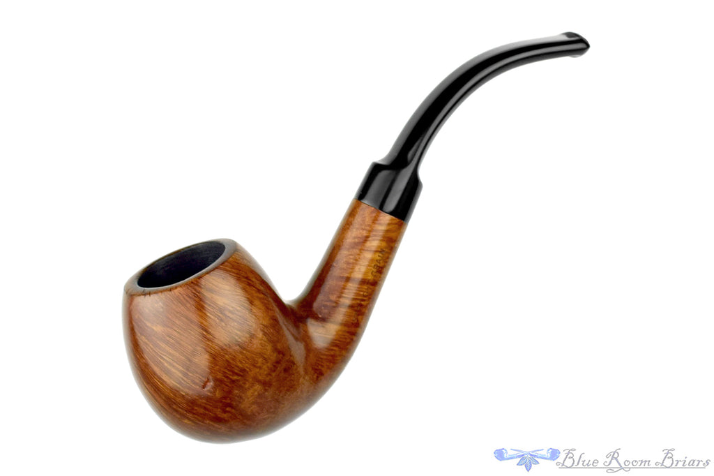 London England Straight Grain Bent Apple Estate Pipe