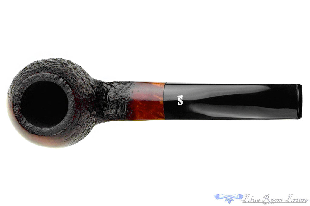 Blue Room Briars is proud to present this Stanwell Vario 182 Partial Sandblast Bent Panel Shank Apple (9mm Filter) Estate Pipe