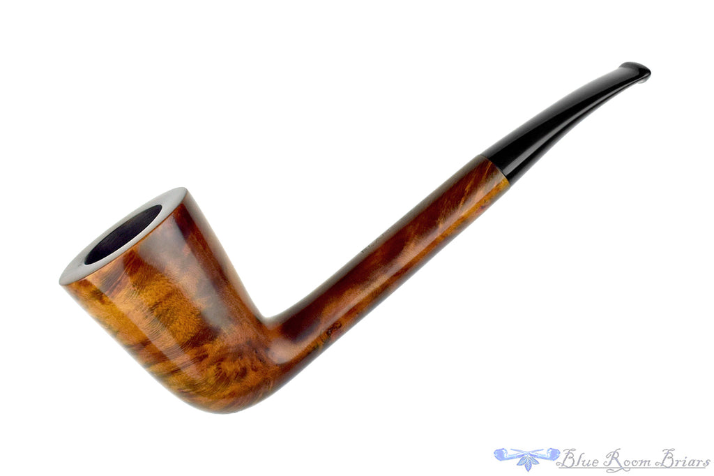 Royal Dane Flame Grain Bent Long Oval Shank Dublin Estate Pipe