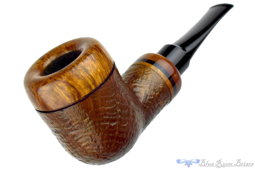 Johny Pipes Sandblast Billiard Calabash
