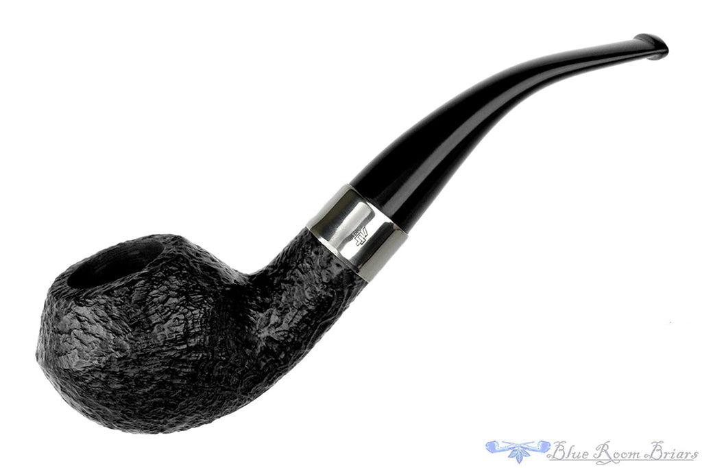 Hardcastle Hall Mark 567 Bent Sandblast Rhodesian with Nickel Estate Pipe