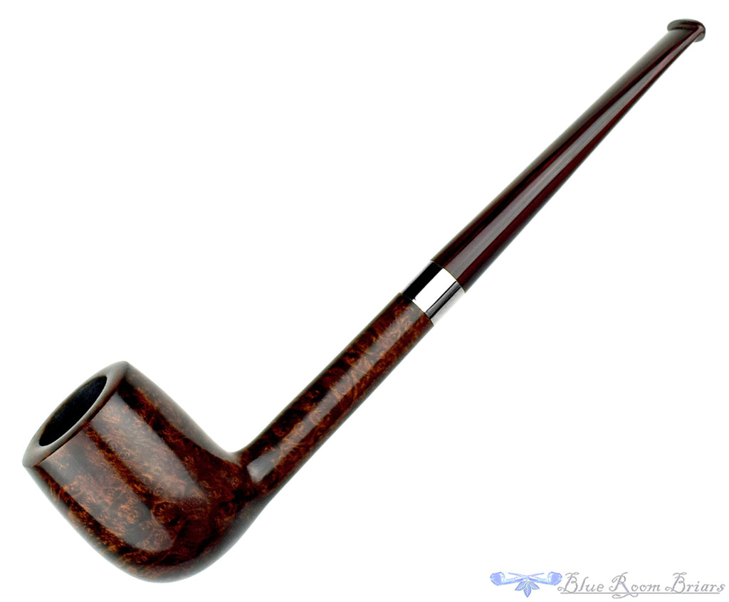 Bruno Nuttens Heritage Pipe Bing Billiard with Nickel and Brindle