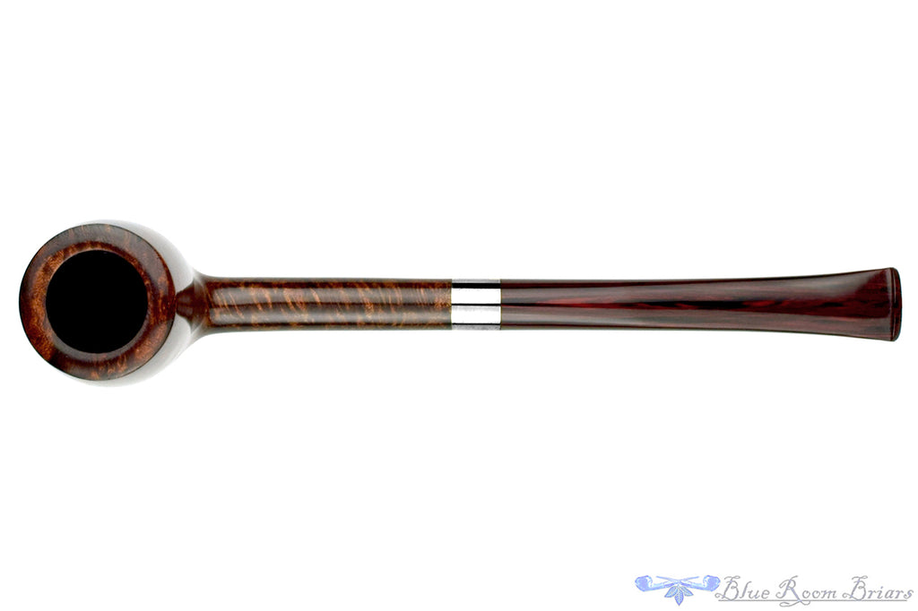 Blue Room Briars is proud to present this Bruno Nuttens Heritage Pipe Bing Billiard with Nickel and Brindle