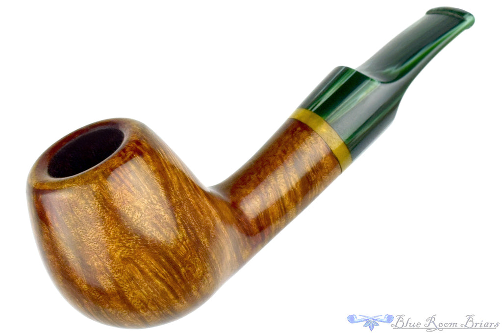 Blue Room Briars is proud to present this Ron Smith Pipe Bent Egg with Acrylic