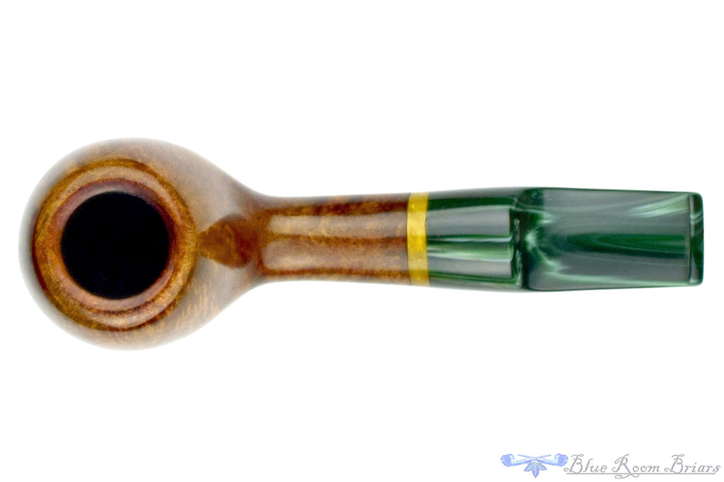 Blue Room Briars is proud to present this Ron Smith Pipe Bent Egg with Acrylic
