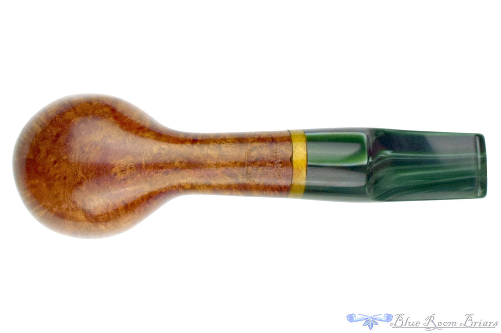 Blue Room Briars is proud to present this Ron Smith Pipe Bent Egg with Acrylic