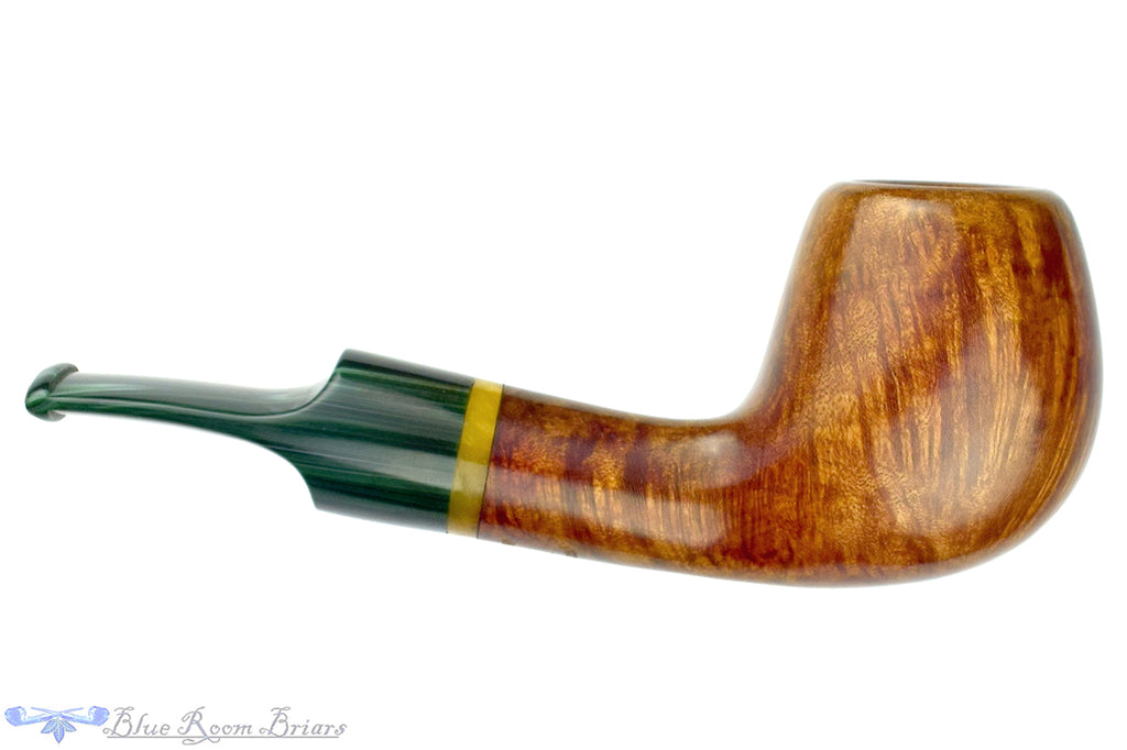 Blue Room Briars is proud to present this Ron Smith Pipe Bent Egg with Acrylic