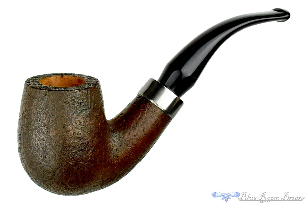 Genod Pipe Bent Sandblast Billiard with Nickel