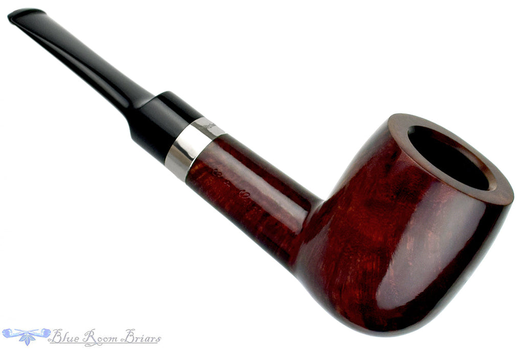 Blue Room Briars is proud to present this Charatan Belvedere Extra Large Billiard Sitter with Silver Estate Pipe