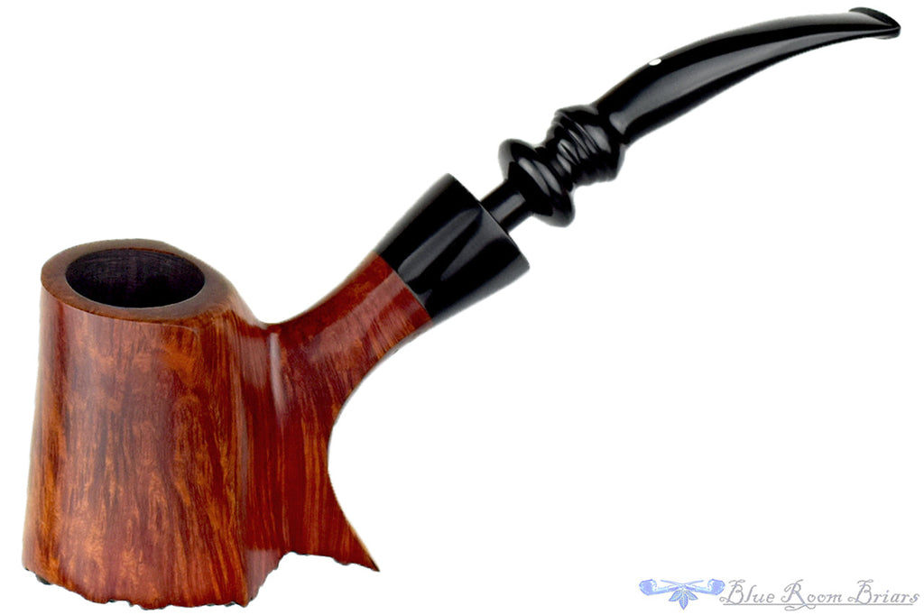 Dunhill Root Briar DR (1973 Make) Bent Freehand with Two Stems and Plateau Estate Pipe