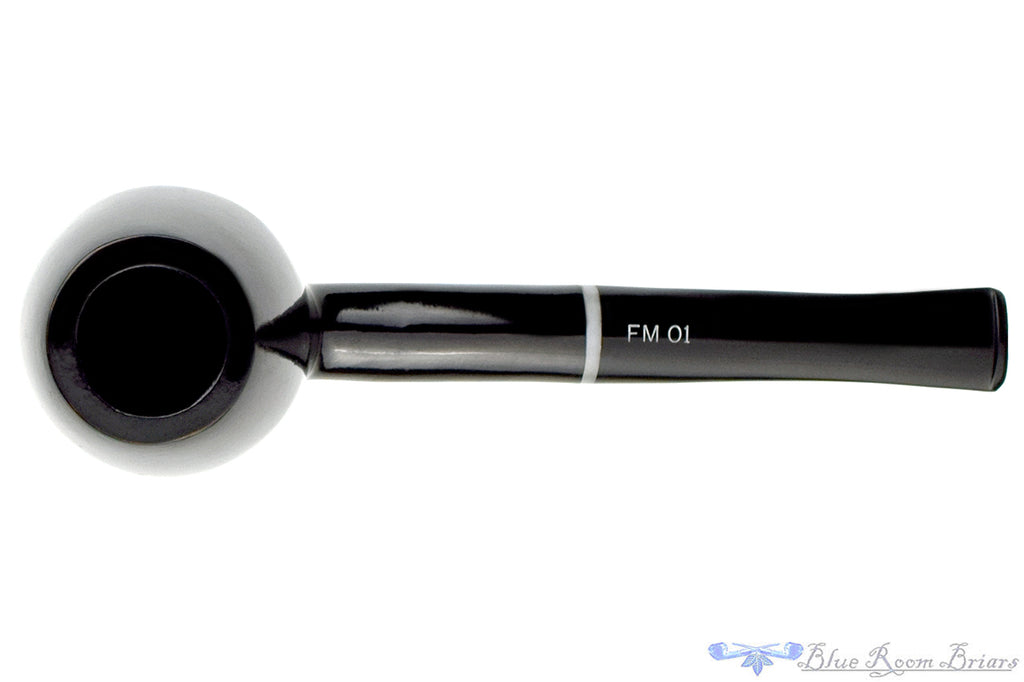 Joh's FM 01 Dress Black Brandy with Acrylic UNSMOKED Estate Pipe