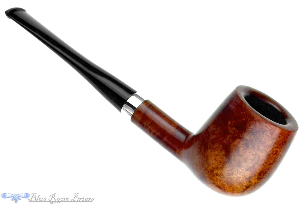 Blue Room Briars is proud to present this Georg Jensen Handmade Billiard with Nickel Estate Pipe