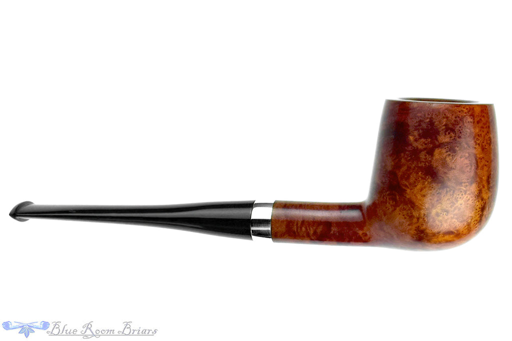 Blue Room Briars is proud to present this Georg Jensen Handmade Billiard with Nickel Estate Pipe
