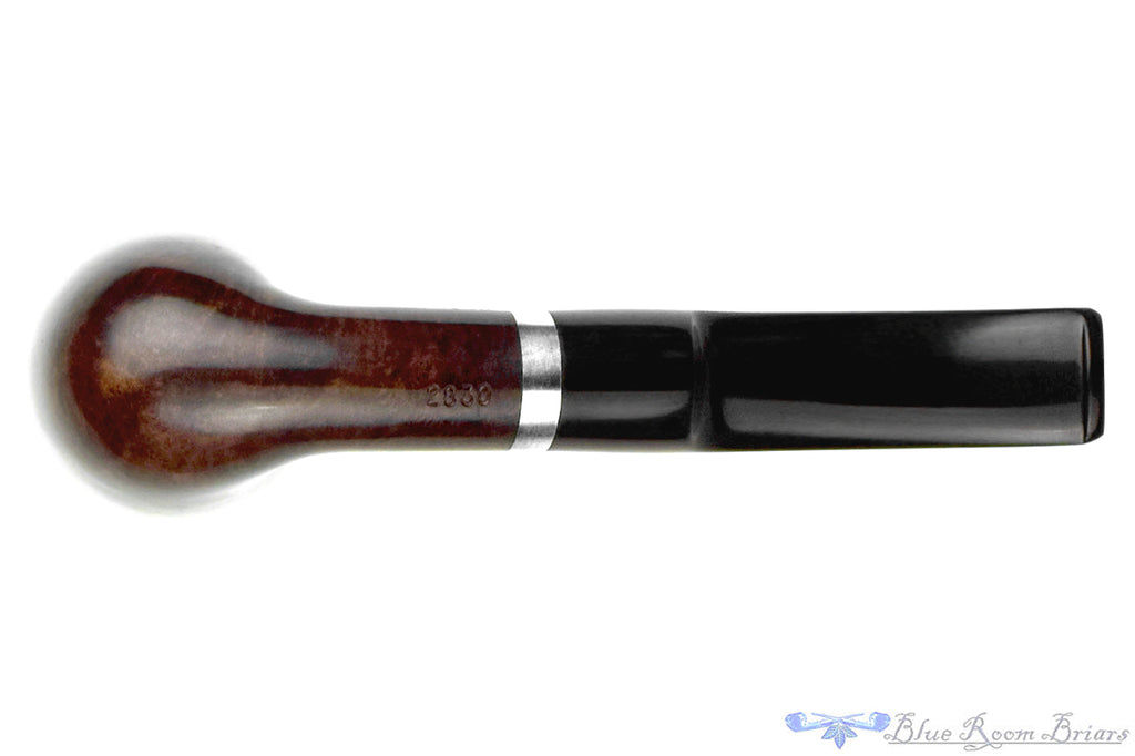 Blue Room Briars is proud to present this Rhodes 2830 Bent Dublin with Nickel UNSMOKED Estate Pipe
