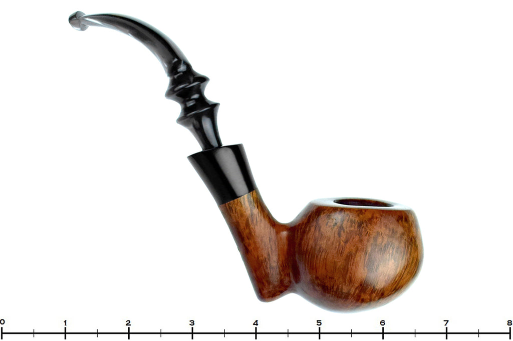 Blue Room Briar is proud to present this Ben Wade Reflection Handmade 014 BEnt Freehand with Ebonite Ferrule Estate Pipe with Replacement Stem