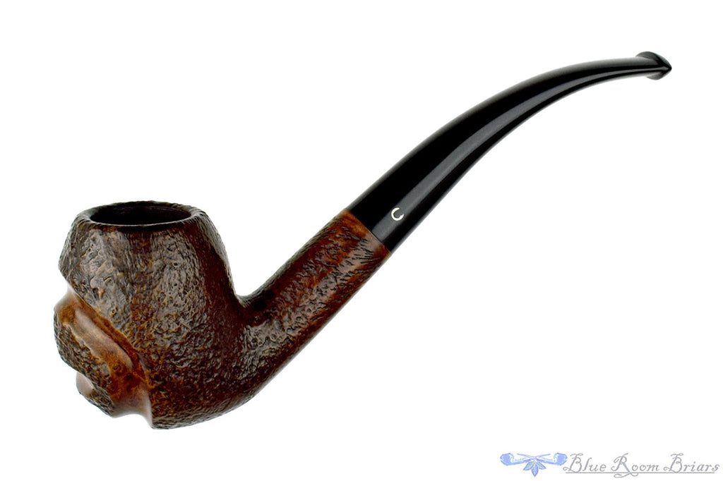 Comoy's Criterion 184 Bent Partial Blast Apple Estate Pipe