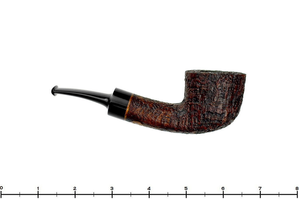 Blue Room Briars is proud to present this Bill Shalosky Pipe 658 Bent Sandblast Pot
