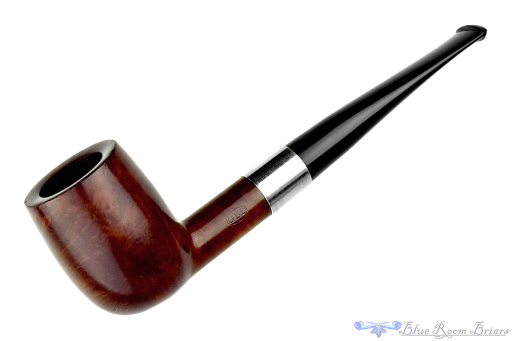 GBD 124 (1952 Make) Billiard with Silver Estate Pipe with Replacement Stem