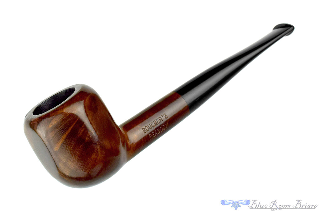 Boucher Peabody Paneled Apple Sitter UNSMOKED Estate Pipe