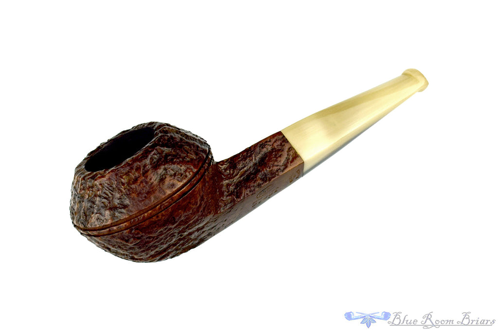 Ropp Stout Sandblast Bulldog with Horn Estate Pipe
