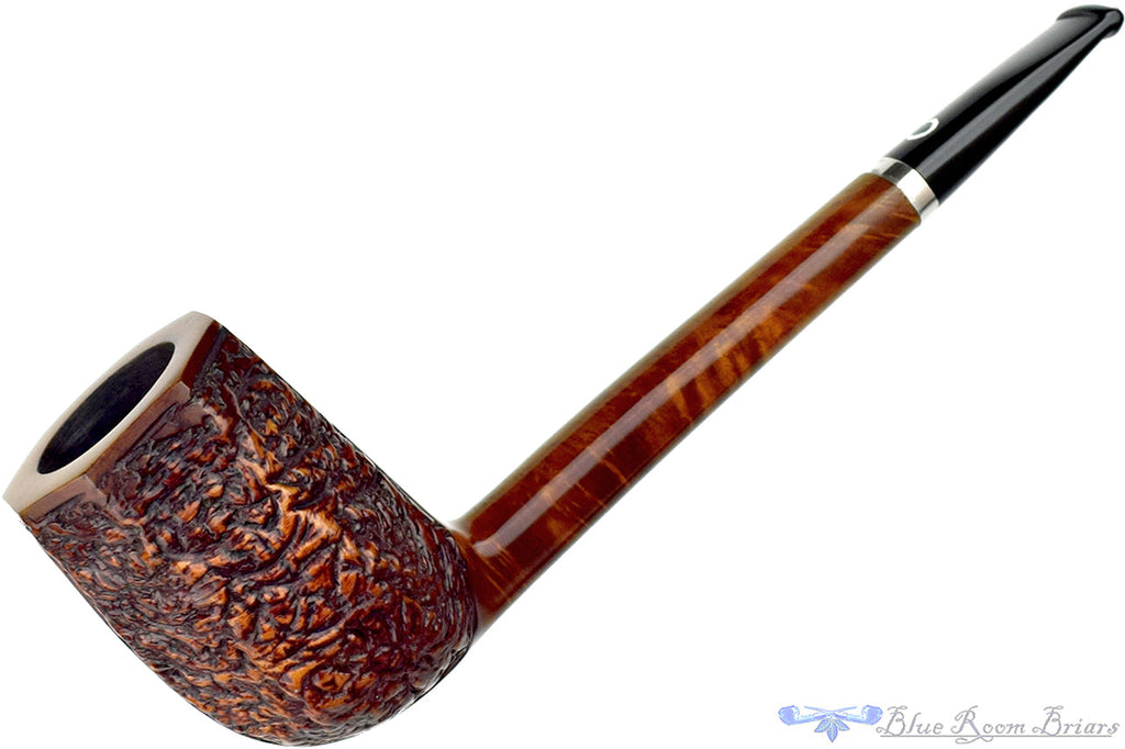Il Ceppo Rusticated Paneled Canadian with Silver Estate Pipe