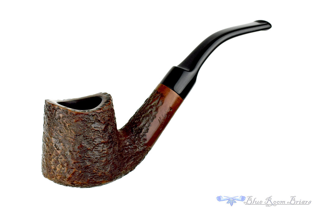 Mehaffey 1/2 Bent Rusticated Volcano Estate Pipe