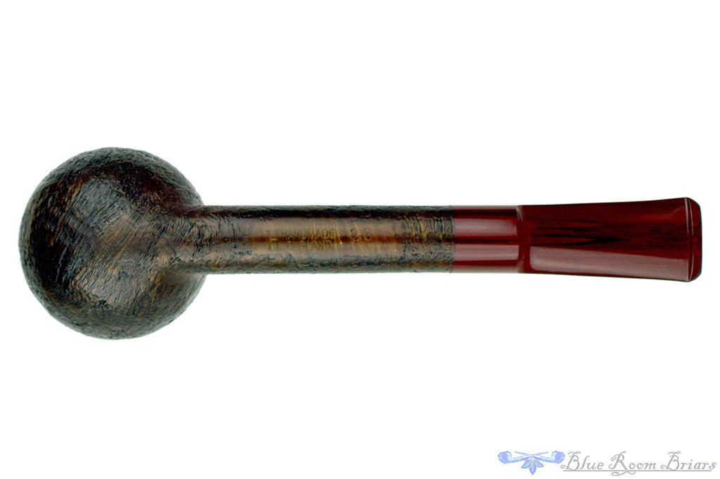 Blue Room Briars is proud to present this H Pipes by Aiden Hesslewood Sandblast Long Shank Tomato with Cumberland