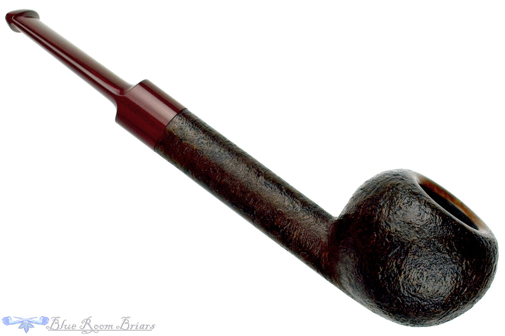 Blue Room Briars is proud to present this H Pipes by Aiden Hesslewood Sandblast Long Shank Tomato with Cumberland