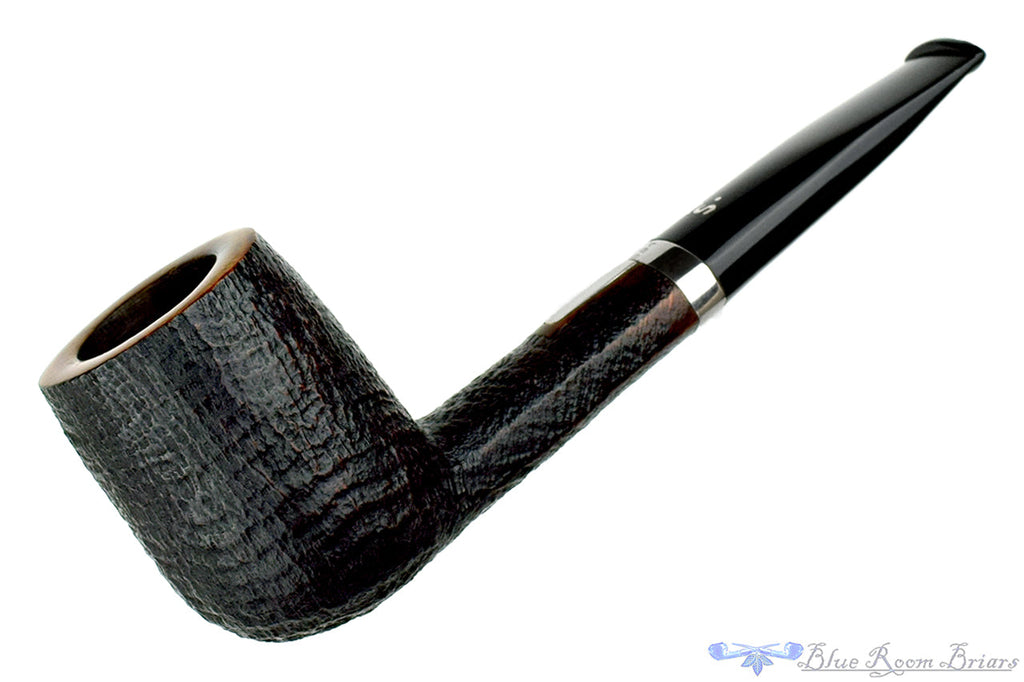 Stanwell Sandblast Billiard with Silver Estate Pipe