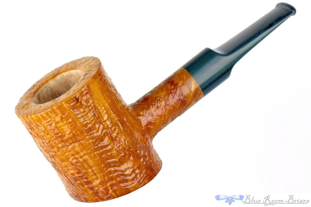 Blue Room Briars is proud to present this Todd Harris Sandblast Cherrywood with Jade Brindle