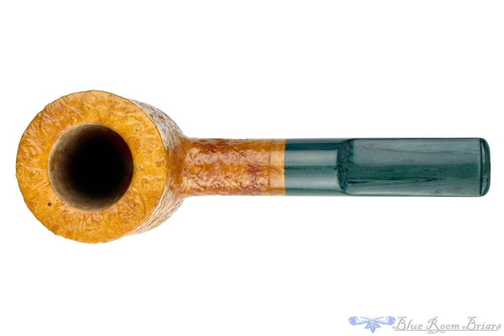 Blue Room Briars is proud to present this Todd Harris Sandblast Cherrywood with Jade Brindle