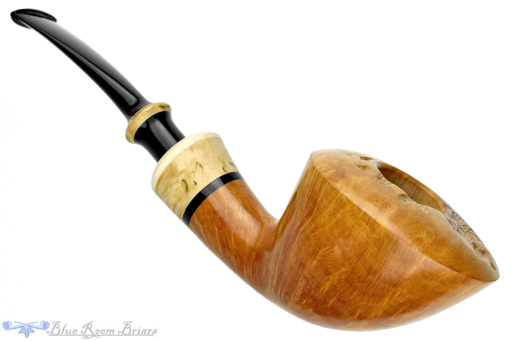 Joseph Skoda Pipe Bent Dublin with Masur Birch and Ivorite