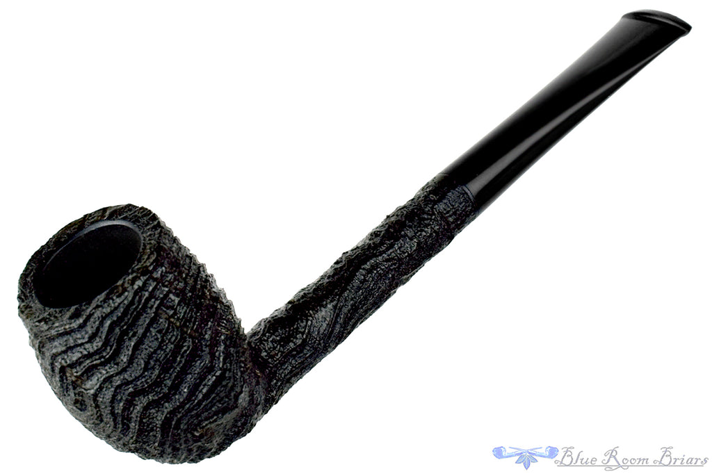 Blue Room Briars is proud to present this Yorgos Mitakidis Pipe 7123 Sandblast Strawberry Wood Billiard