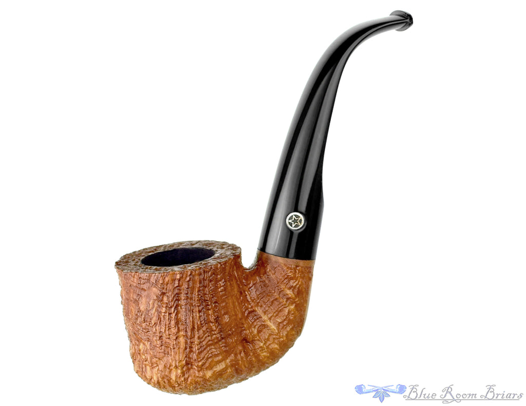 Glenn Tinsky (2023 Make) Bent Tan Blast Pot Estate Pipe