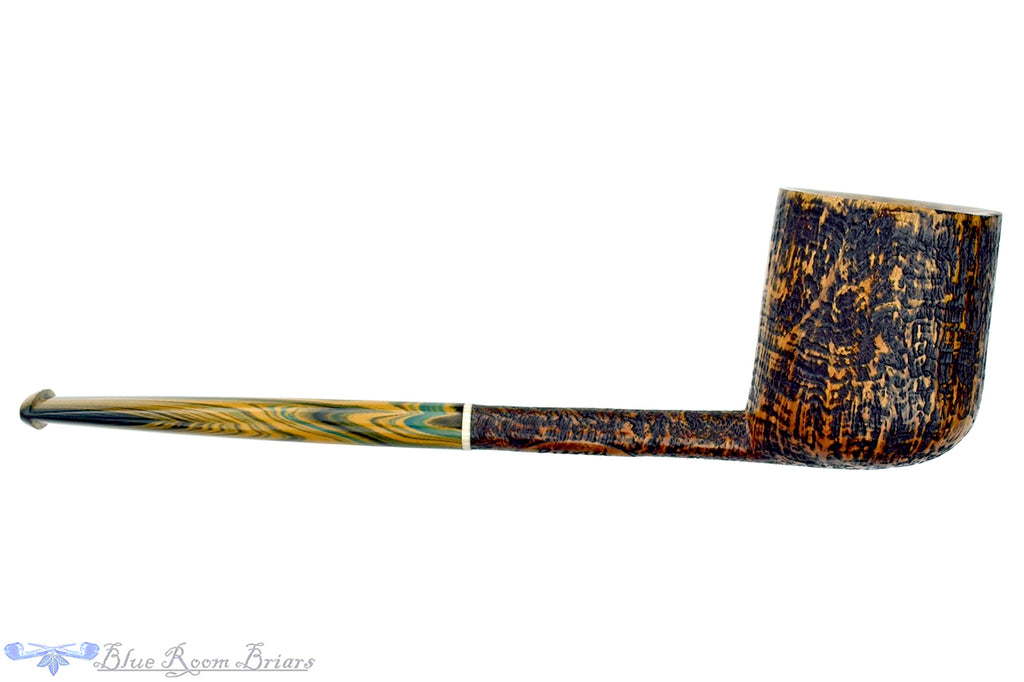 Blue Room Briars is proud to present this Scottie Piersel Pipe "Scottie" Sandblast Tall Pot with Brindle