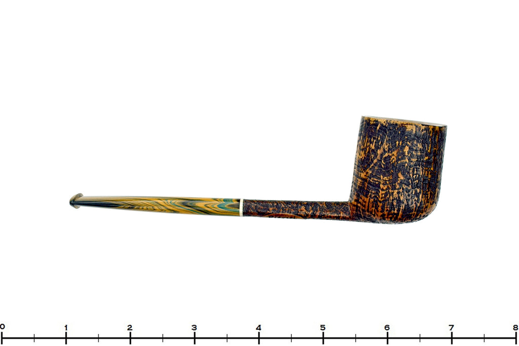 Blue Room Briars is proud to present this Scottie Piersel Pipe "Scottie" Sandblast Tall Pot with Brindle