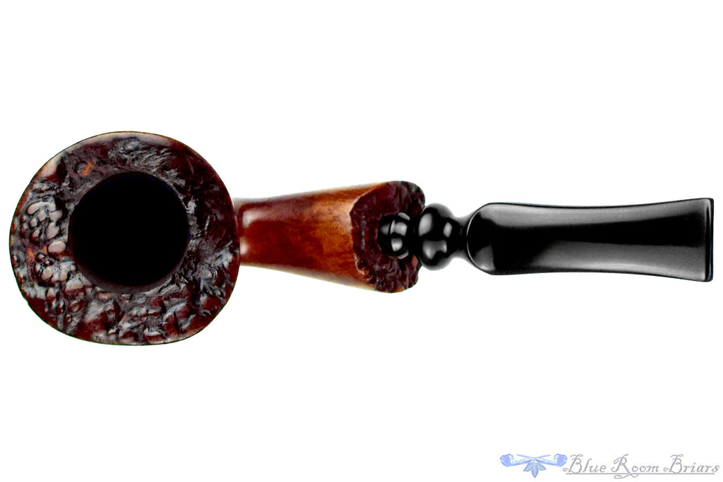 Blue Room Briar is proud to present this Jobey Dansk Handmade 2SM Bent Freehand with Plateaux Estate Pipe